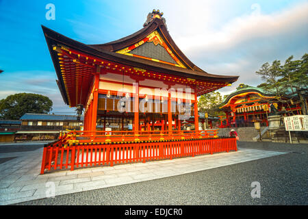 Fushimi Inari Taisha a Kyoto, Giappone Foto Stock