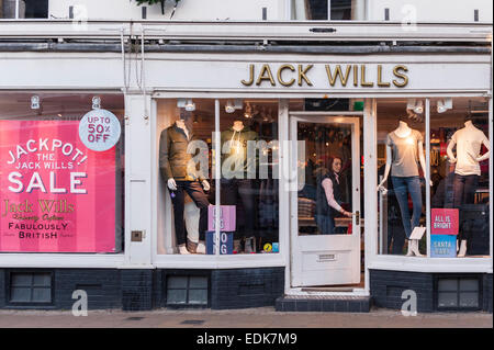 Il Jack Wills shop store presso Southwold , Suffolk , Inghilterra , Inghilterra , Regno Unito Foto Stock