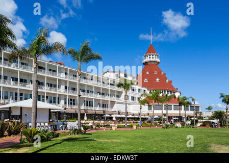 L'Hotel Coronado, Coronado Beach, San Diego, California, Stati Uniti d'America Foto Stock