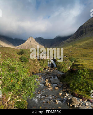 Il pool di Fairy Glen fragile isola di Skye Foto Stock