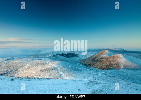 Kip ovest ed est Kip da Scotti legge, Pentland Hills, Pentland Hills Regional Park, Lothian Foto Stock