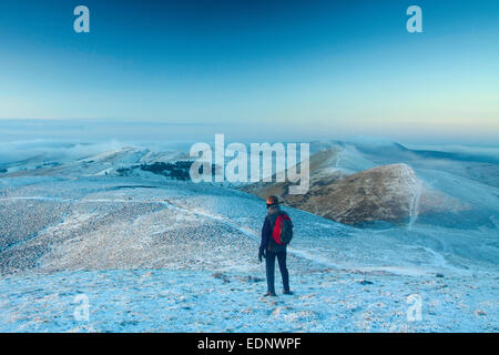 Kip ovest ed est Kip da Scotti legge, Pentland Hills, Pentland Hills Regional Park, Lothian Foto Stock