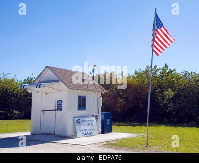 Immagine di Ochopee Post Office in Everglades della Florida, Stati Uniti d'America Foto Stock