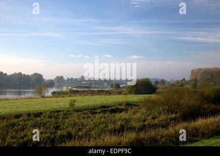 Foreland olandesi di fiume Mosa vicino Poederoijen, Gelderland, Paesi Bassi Foto Stock