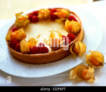 Crostata al limone Foto Stock