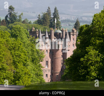 Glamis Castle forfar Queen Elizabeth casa d'infanzia Foto Stock