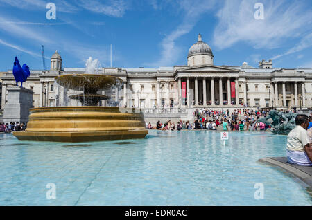 Trafalgar Square, London, Regno Unito Foto Stock