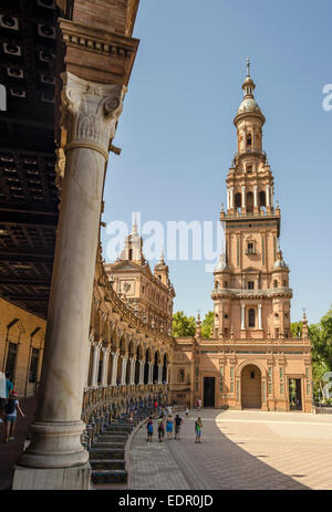 Spagna piazza (Plaza de España), Spagna Foto Stock