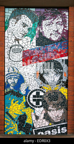 Mosaico, Palazzo Affleck, Northern Quarter, Manchester Foto Stock