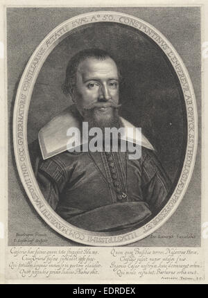 Ritratto di Constantijn van Oppyck l'Empereur, Jonas Suyderhoef, Antonius Thysius, Jacobus Lauwikius Foto Stock