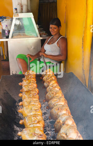 Dominikanische Republik, Nordosten, Rio San Juan, Foto Stock