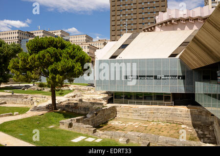 Musee d'Histoire de Marseille (Marseille storia museo), Bouches du Rhone, PACA, Francia Foto Stock