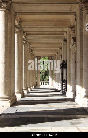 Renissance archway in Campidoglio Palace. Roma, Italia Foto Stock