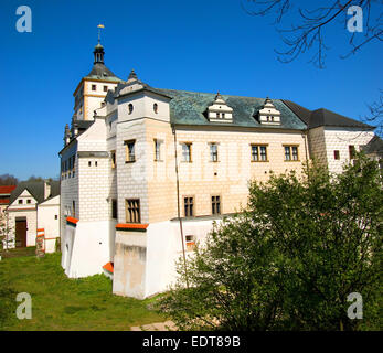 Pardubice, Boemia orientale, Repubblica Ceca. Castello (Zamek) prevalentemente xv / 16thC Foto Stock