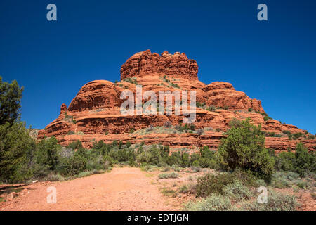 Bell Rock vicino a Sedona, in Arizona Foto Stock