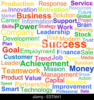 Word cloud concetto di business Foto Stock