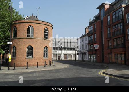 Sunny View, per abbassare Campfield Market, semi-circolari di estremità sud San Matteo Domenica scuola (Gunn casa), Duke Street, Manchester Foto Stock