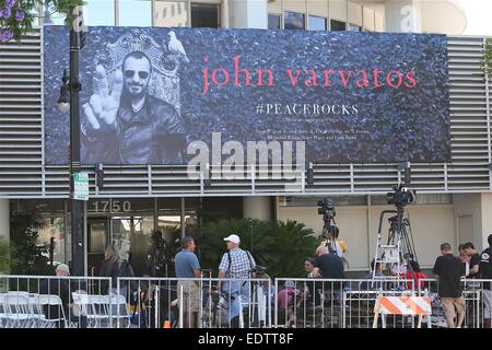 Ringo Starr, mentre celebra il suo 74th compleanno, annuncia che sarà il volto del designer John Varvatos Peace & Love Fund Con: Atmosfera Dove: Los Angeles, California, Stati Uniti Quando: 07 lug 2014 Foto Stock