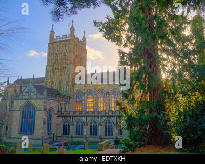 Great Malvern Priory Foto Stock