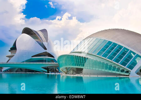 Valencia, la Città delle Arti e delle Scienze Foto Stock