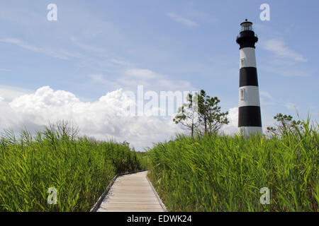 Bodie Island Lighthouse, Cape Hatteras National Seashore, NC Foto Stock