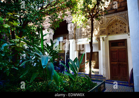 Palazzo Bahia in Marrakech Foto Stock