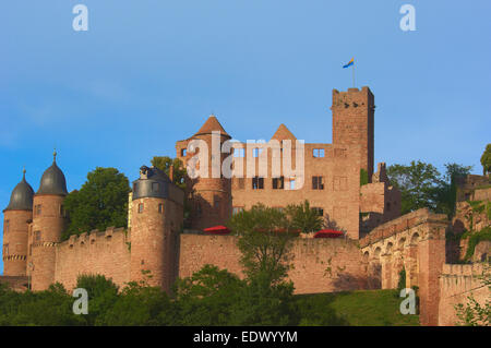 Wertheim, Baden-Wuerttemberg, castello di Wertheim, Main-Tauber, Strada Romantica, Romantische Strasse Foto Stock