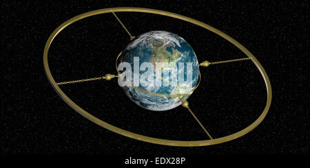 Collegata a terra Foto Stock