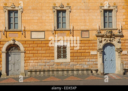 Orvieto, Palazzo Papale, Piazza del Duomo, Piazza del Duomo, Provincia di Terni, Umbria, Italia Foto Stock