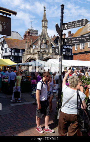 La croce di pollame, Salisbury, Wiltshire, Regno Unito Foto Stock