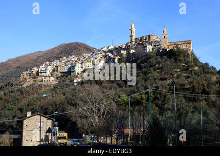 Montalto ligure Imperia Liguria, Italia. Foto Stock