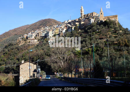 Montalto ligure Imperia Liguria, Italia. Foto Stock