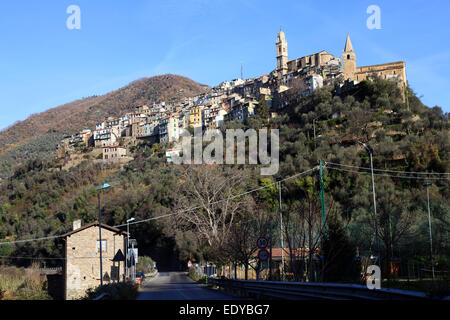 Montalto ligure Imperia Liguria, Italia. Foto Stock