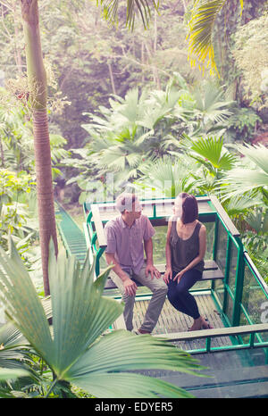 Copale Tree Lodge, il Belize Foto Stock