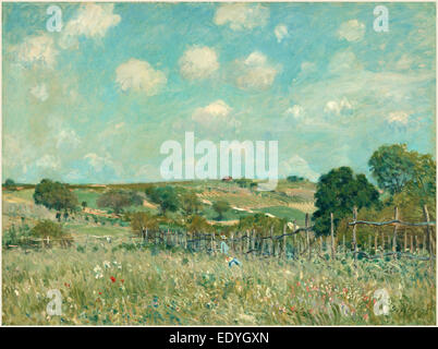 Alfred Sisley, Prato, Francese, 1839-1899, 1875, olio su tela Foto Stock