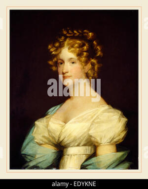 Gilbert Stuart, completato da un artista sconosciuto, americano (1755-1828), Charlotte Morton Dexter (Sig.ra Andrew Dexter) Foto Stock