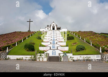 Cappella Eremo di Nossa Senhora da Paz, Vila Franca do Campo, São Miguel Islanda, Azzorre, Portogallo Foto Stock