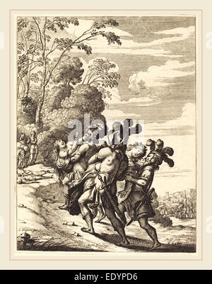 Abraham Bosse dopo Claude Vignon, francese (1602-1676), Illustrazione di Jean Desmarets' 'L'Ariane', pubblicato 1639, attacco Foto Stock