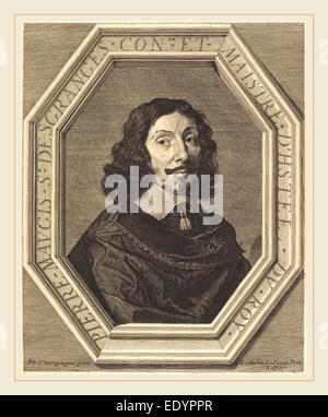 Jean Morin dopo Philippe de Champaigne, francese (c. 1600-1650), Pierre Maugis, incisione e attacco Foto Stock