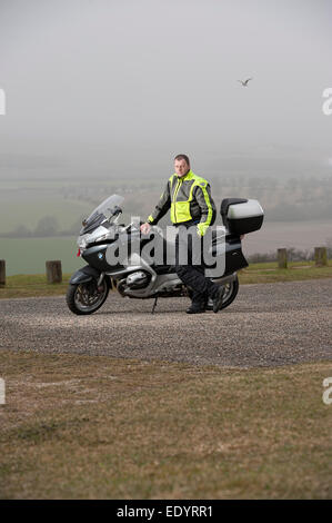 Motocicletta bmw 1200 rt sea gull pongono. Credito: lee ramsden / alamy Foto Stock