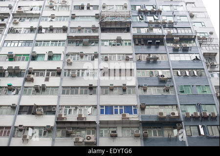 Hong kong finestra occupato. Credito: lee ramsden / alamy Foto Stock