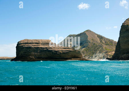 Dominikanische Republik, Nordküste, Monte Christi, im Nationalpark Monte Christi, Tafelberg El Morro Foto Stock