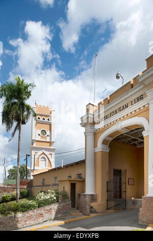 Dominikanische Republik, Cibao-Tal, Santiago de los Caballeros, Fortalezza San Luis, Eingangstor Foto Stock