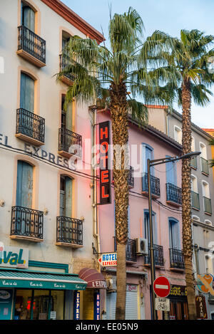 Hotel Perpignan, Pyrenees-Orientales, Francia Foto Stock