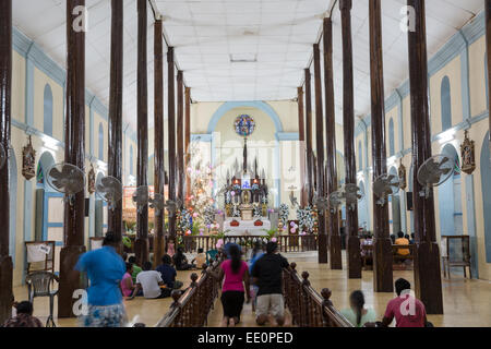 Chiesa di Madhu Sri lanka chiesa di Madhu Sri Lanka settentrionale dove il Papa si recherà in visita a. Foto Stock