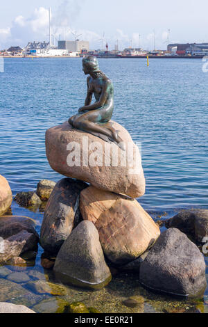 Little Mermaid / Den Lille Havfrue, Copenhagen, Danimarca Foto Stock