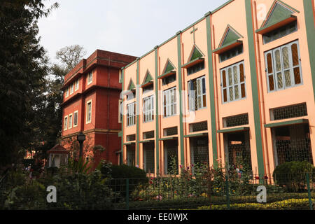 Convento di Loreto dove Madre Teresa visse prima della fondazione delle Missionarie della Carità in Kolkata, India Foto Stock