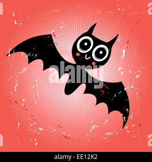 Graphic bat per Halloween Foto Stock