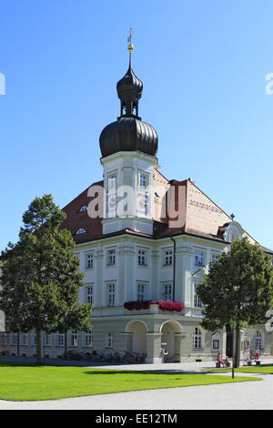 Deutschland, Bayern, Altoetting, Kapellplatz, Rathaus, erbaut 1906, Architekt Prof, Rudolf Esterer, Baustil Neubarock, Rathaust Foto Stock