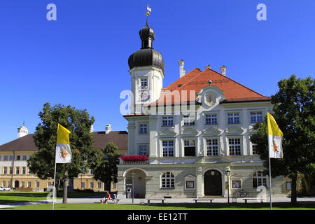 Deutschland, Bayern, Altoetting, Kapellplatz, Rathaus, erbaut 1906, Architekt Prof, Rudolf Esterer, Baustil Neubarock, Rathaust Foto Stock